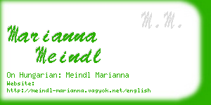 marianna meindl business card
